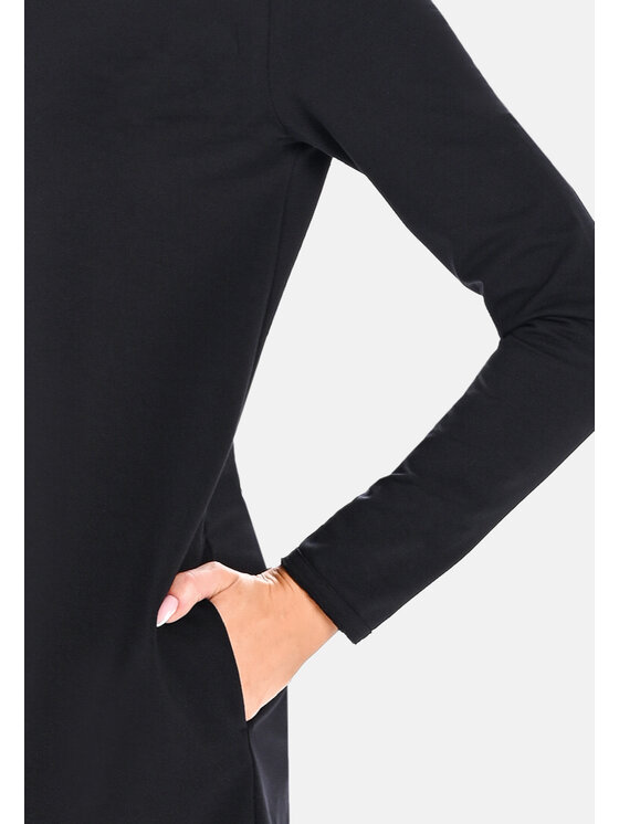 Teyli Teyli Sukienka 533 Czarny A-Line Fit