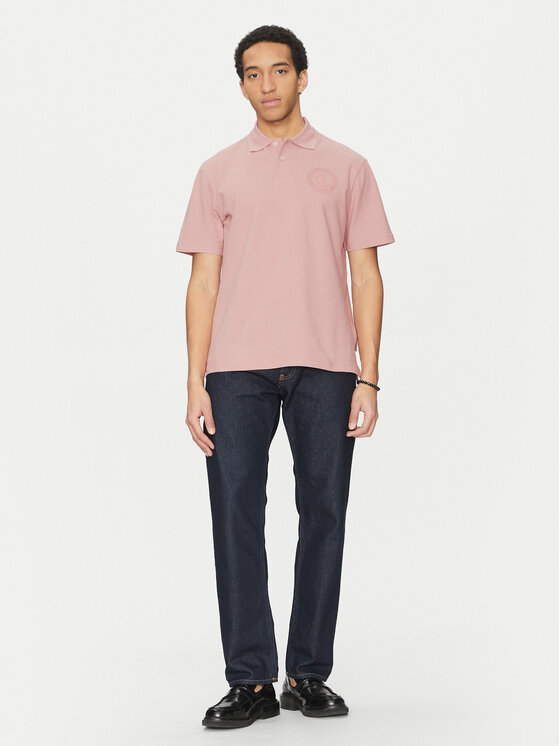 Just Cavalli Just Cavalli Polo marškinėliai 78OAGT01 Rožinė Regular Fit