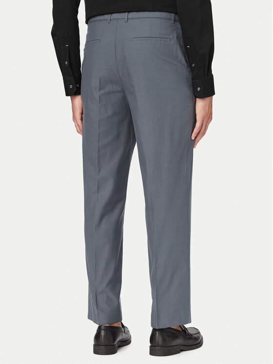Calvin Klein Calvin Klein Kalhoty z materiálu LV04LF617G Šedá Regular Fit