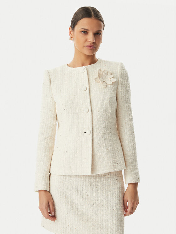 Rinascimento Rinascimento Sakoi CFC0128068003 Svijetlo bež Slim Fit