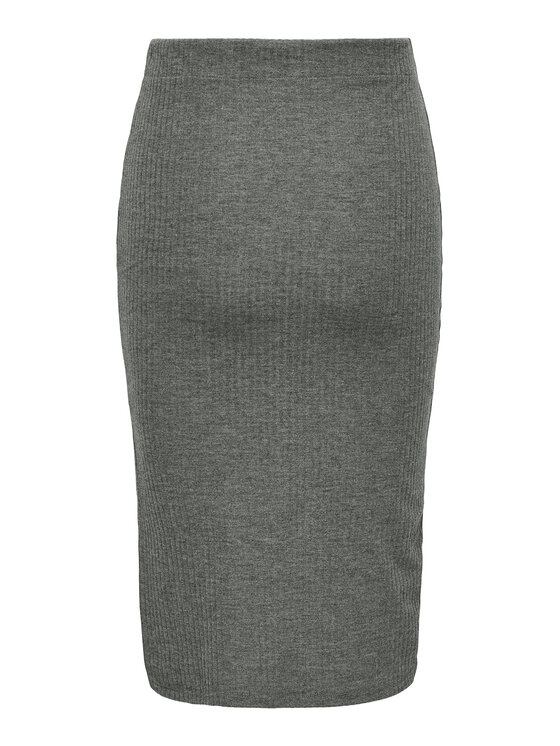 ONLY ONLY Suknja olovka Emma 15233600 Siva Slim Fit