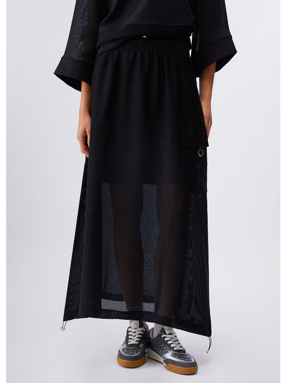 Liu Jo Liu Jo Gonna midi TA6232T290A22222 Nero Regular Fit