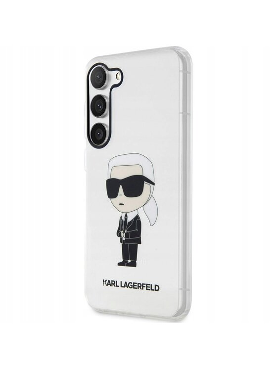 KARL LAGERFELD KARL LAGERFELD Etui na telefon Ikonik Karl Przezroczysty