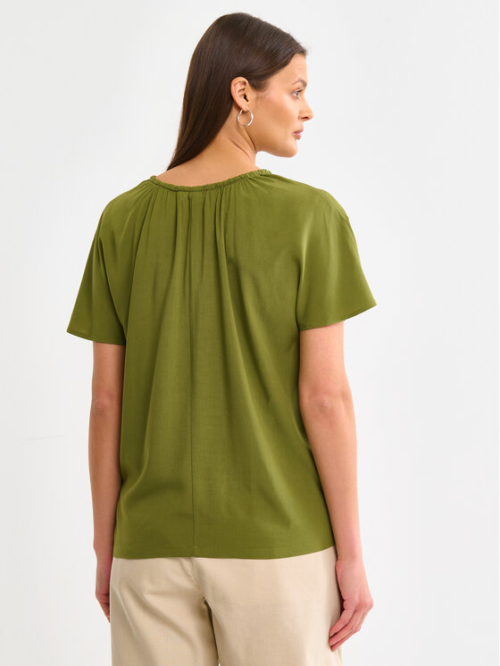 BIG STAR BIG STAR Koszula KORTINI Zielony Basic Fit