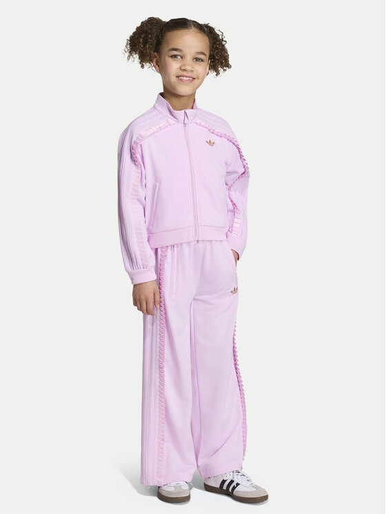 adidas adidas Анцуг Firebird Loose Tracksuit KR6592 Светлорозов Regular Fit