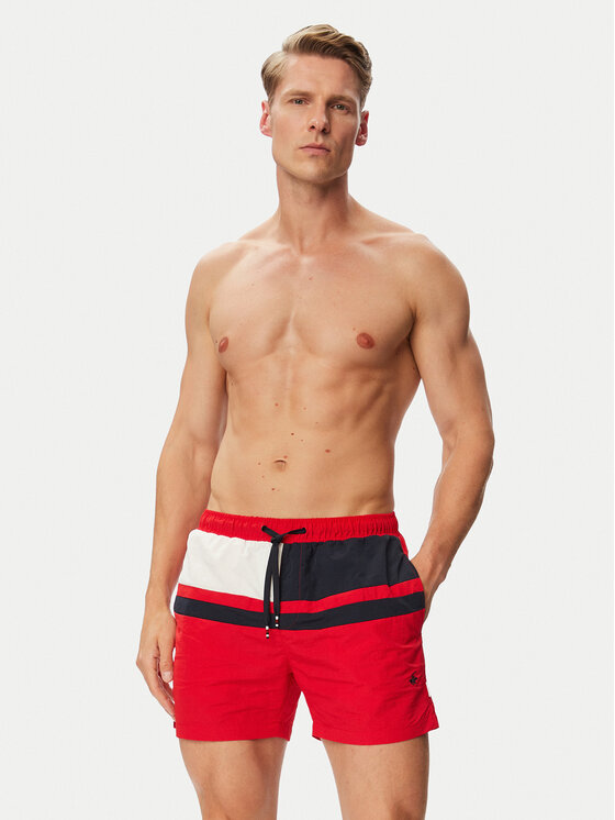 Beverly Hills Polo Club Beverly Hills Polo Club Kupaće gaće i hlače P-SS26M-SUNNY-0065 Crvena Regular Fit