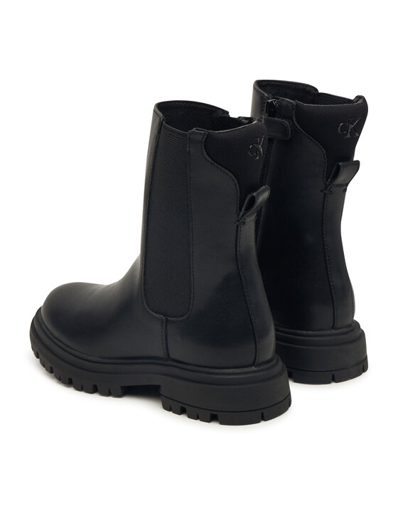 Calvin Klein Calvin Klein Īsie zābaki Chelsea Boot V3A5-83121-1464 D Melns