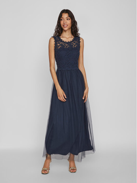 Vila Vila Estélyi ruha Lynnea 14052673 Sötétkék Regular Fit