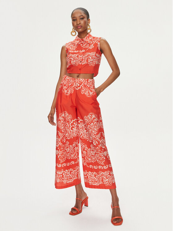 Gaudi Gaudi Hemd 411FD45036 Orange Regular Fit