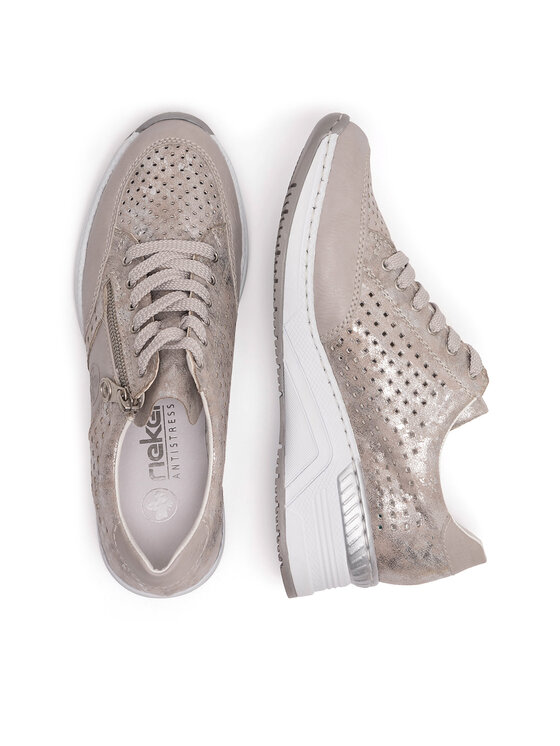 Rieker Rieker Sneakersy N4327-80 Strieborná