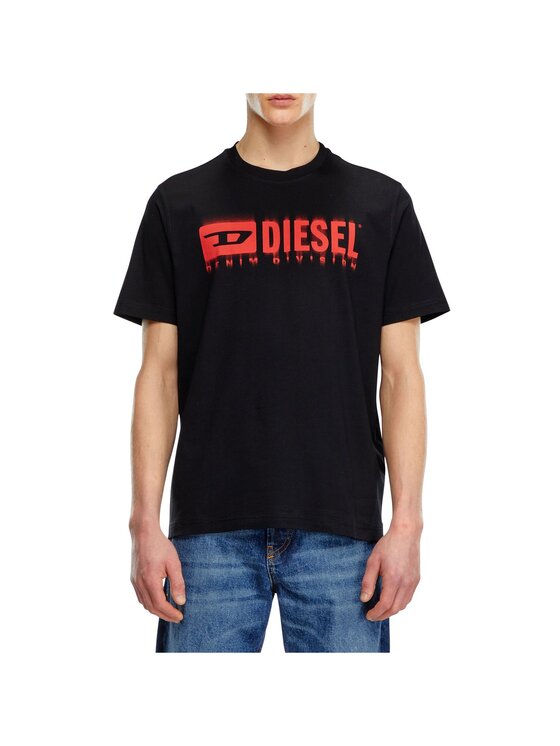 Diesel Diesel T-Shirt 28832 Czarny Comfort Fit