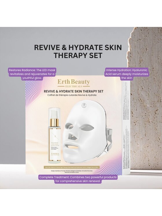Erthskin London Erthskin London Terapia Odmładzająca i Intensywnie Nawilżająca Skórę Maska LED