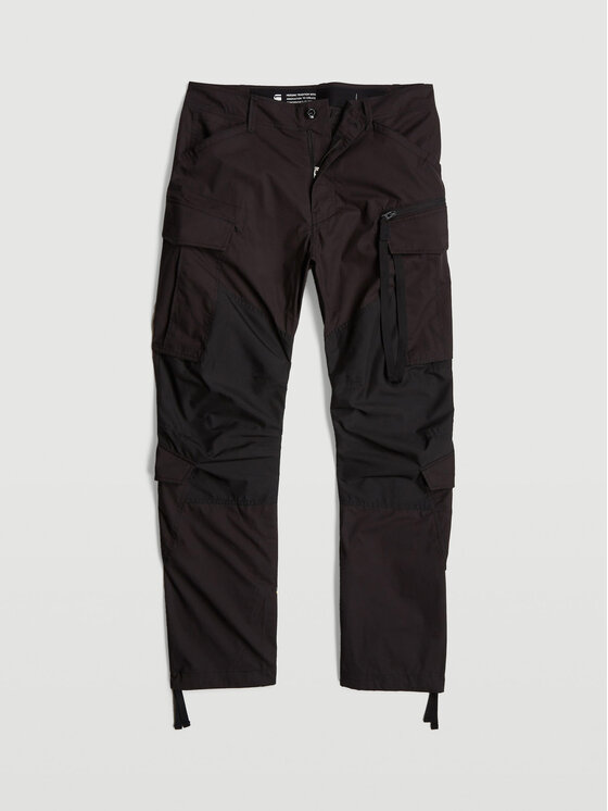 G-Star Raw G-Star Raw Hlače Rovic Zip 3D D25219-D308 Crna Loose Fit