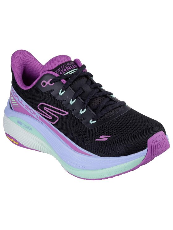 Skechers Skechers Buty do biegania 128901-BKPR Czarny