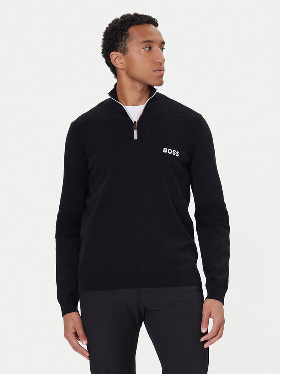 BOSS BOSS Pullover K_Hydro QZ-1 50541953 Schwarz Regular Fit