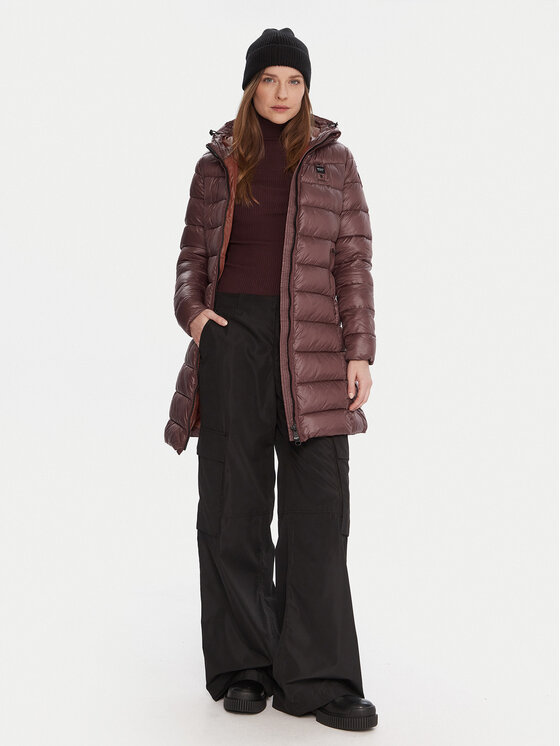 Blauer Blauer Prehodna jakna 25WBLDK02069 Bordo rdeča Regular Fit