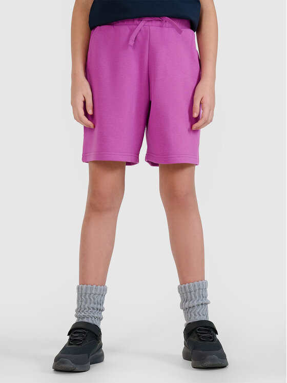 4F 4F Szorty sportowe BASIC+ Fioletowy Oversize