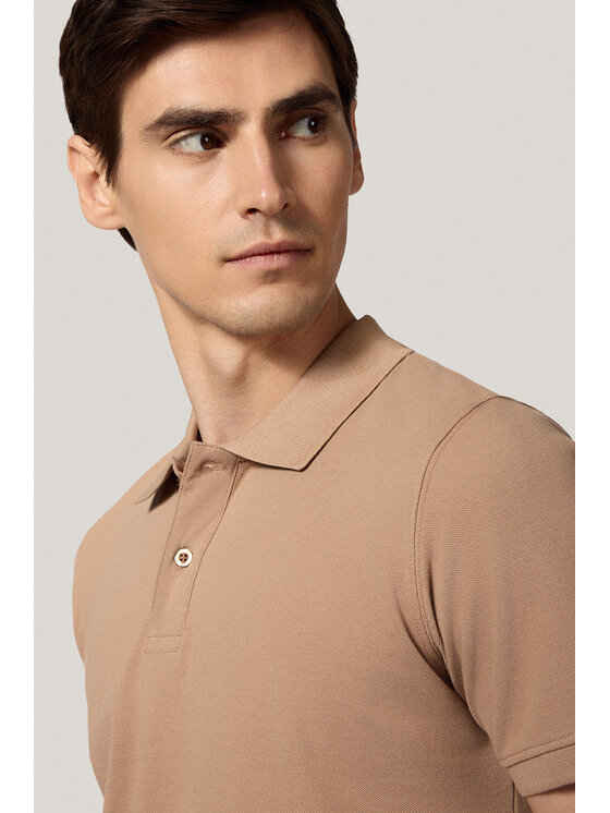 Próchnik Próchnik Polo PM5 PO073125000022 Beżowy Regular Fit