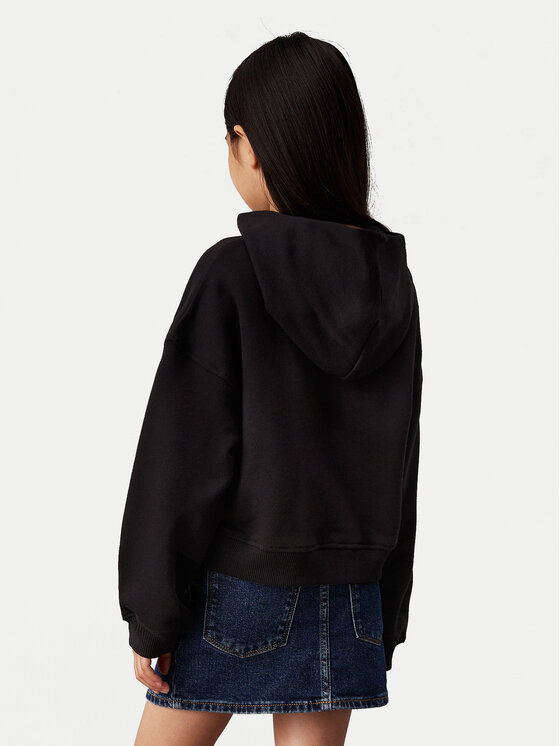 Calvin Klein Jeans Calvin Klein Jeans Суитшърт IG0IG02755 D Черен Boxy Fit
