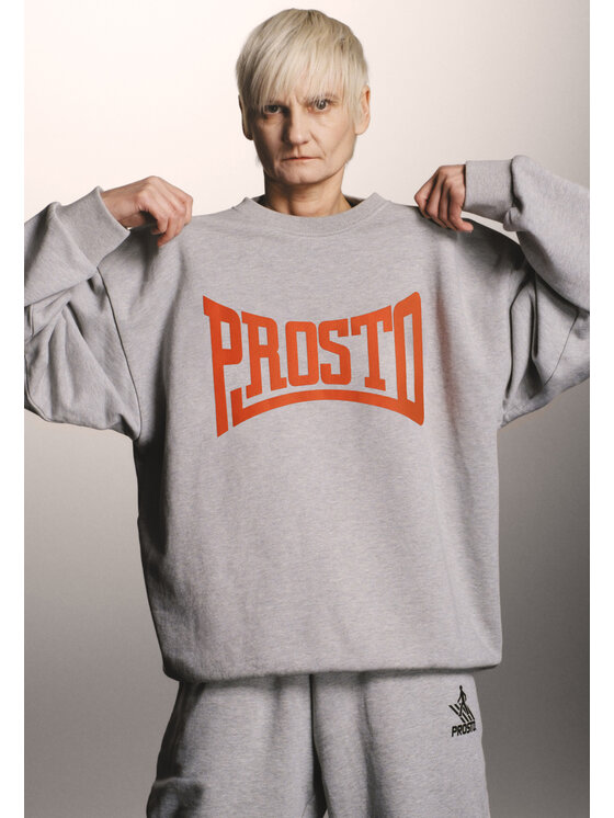 PROSTO. PROSTO. Bluza Ever KL261MSWE1041 Szary Oversize