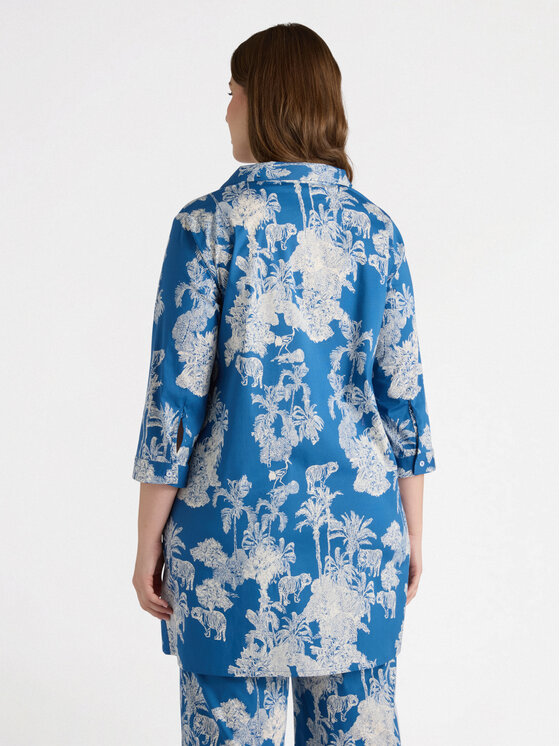 Fiorella Rubino Fiorella Rubino Vestito da giorno 7013T001650N0S1 Blu A-Line Fit