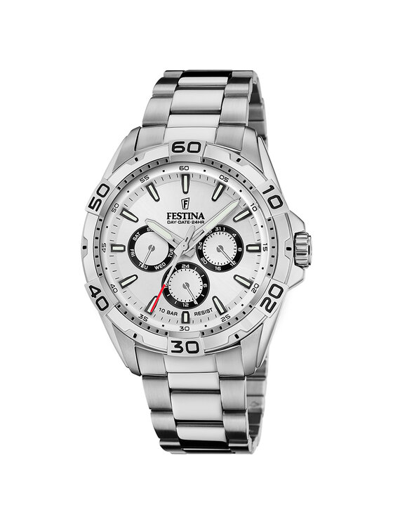 Festina Festina Zegarek F20623-1 Srebrny
