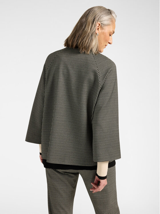 Elena Mirò Elena Mirò Marynarka R007Z000050N001 Czarny Boxy Fit