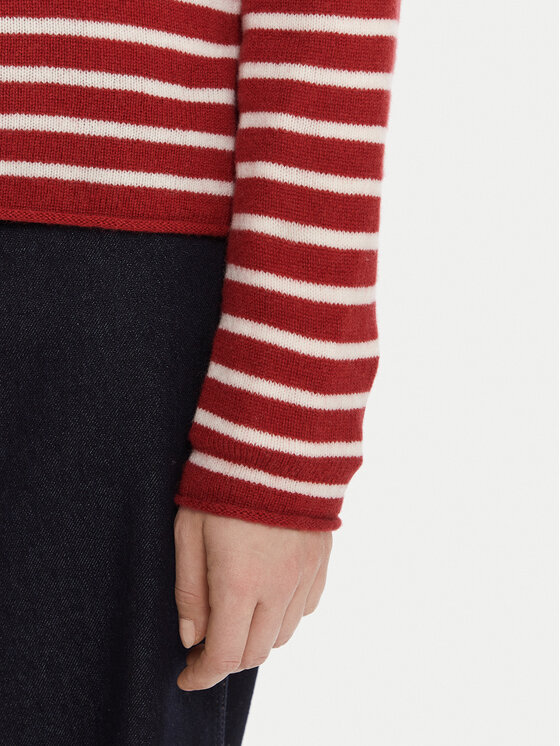 Tommy Hilfiger Tommy Hilfiger Sweter WW0WW40264 Czerwony Regular Fit