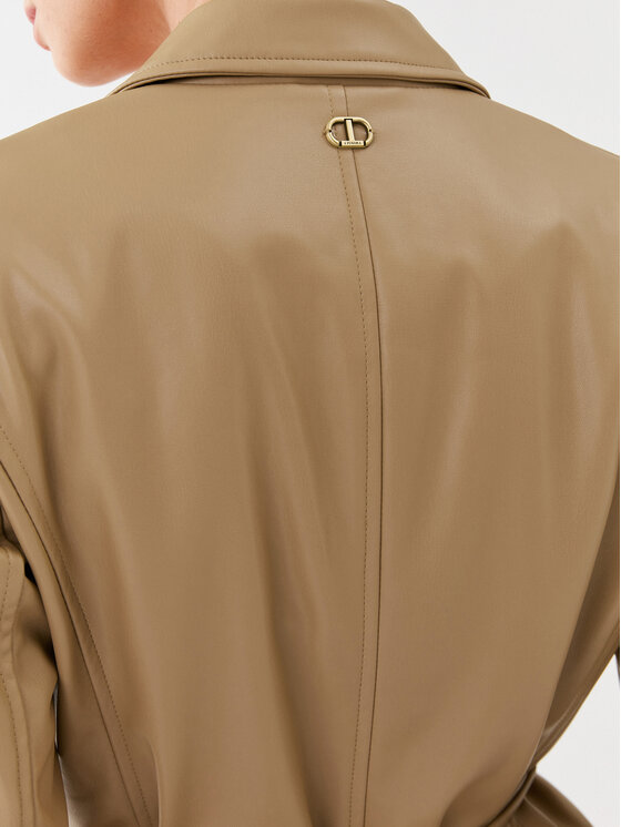 TWINSET TWINSET Švarkas 232TP2901 Smėlio Regular Fit