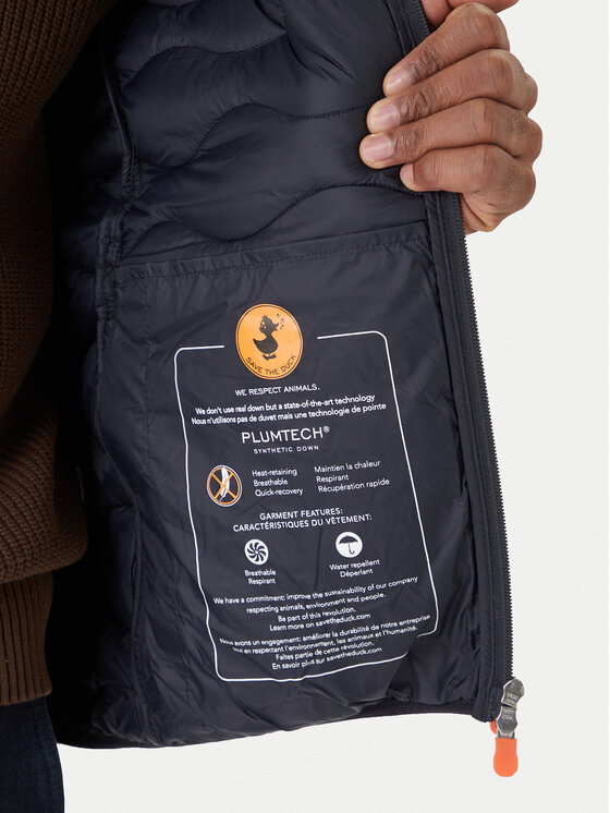 Save The Duck Save The Duck Преходно яке D32189M GIGA21 Тъмносин Regular Fit