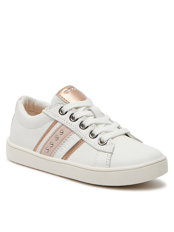 Geox Geox Sneakersy J Kathe G. F J16EUF 00085 C1Z8W M Biały