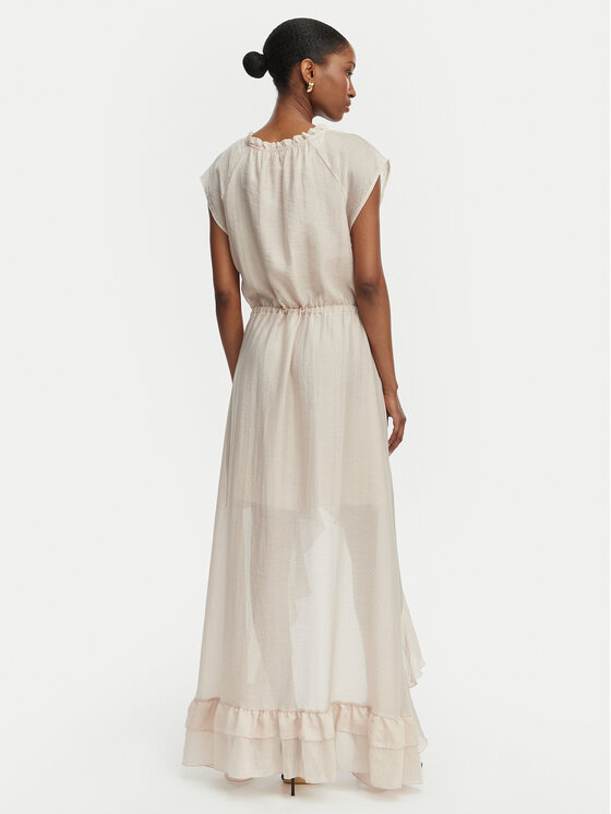 Guess Guess Abito da cocktail W6GK87 W2111 Beige chiaro Regular Fit