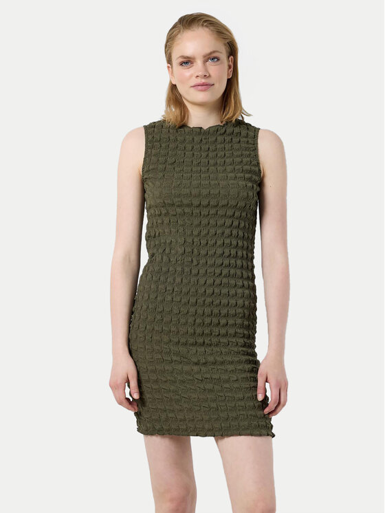 Noisy May Noisy May Rochie de zi Zahara 27029921 Verde Slim Fit