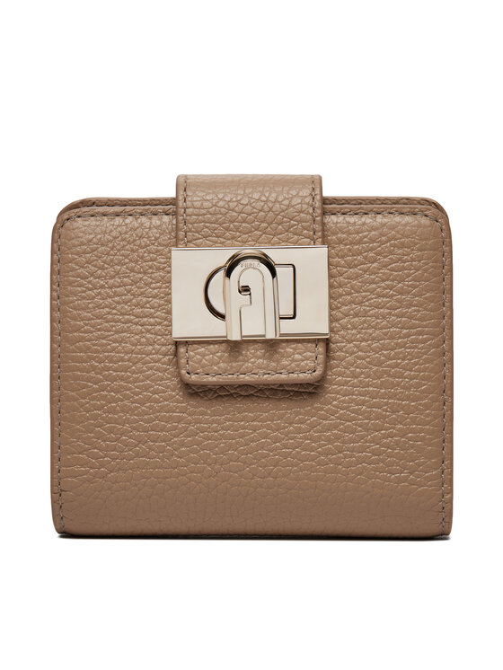 Furla Mazs sieviešu maks 1927 M Compact Wallet Bifold Soft WP00424-HSF000-1257S-1007 Pelēks