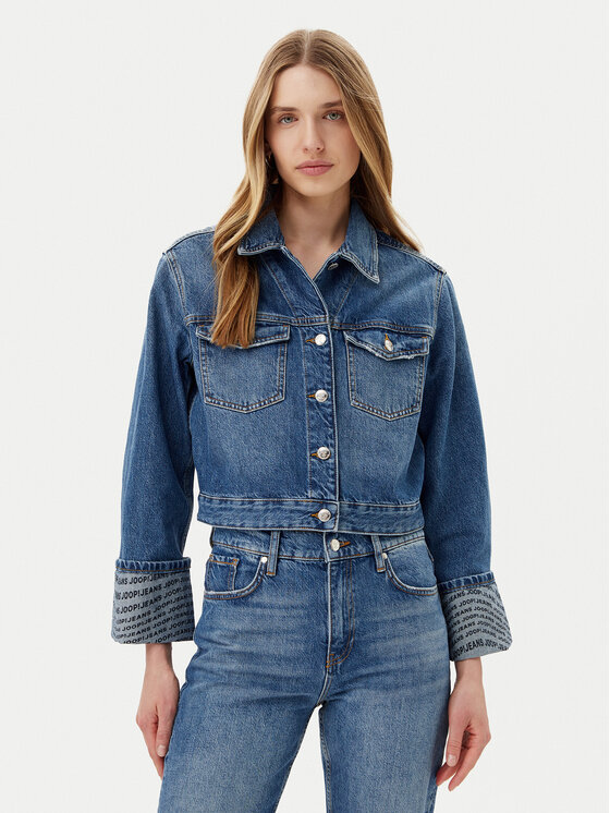 JOOP! Jeans Džínsová bunda 30046665 Modrá Relaxed Fit