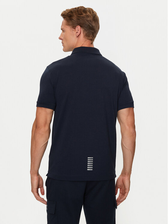 EA7 Emporio Armani EA7 Emporio Armani Polokošile 8NPF14 PJVQZ 0562 Tmavomodrá Regular Fit