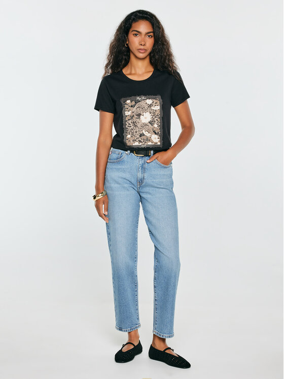 BIG STAR BIG STAR Jeansy BETTY Niebieski Tapered Fit
