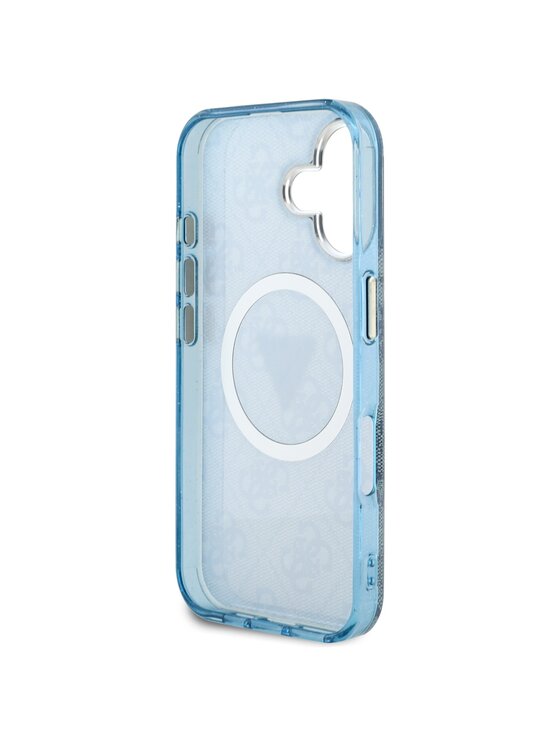 Guess Guess Etui na telefon Apple iPhone 16 Niebieski