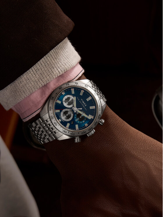 Timex Timex Часовник Waterbury TW2Y18500 Сребрист
