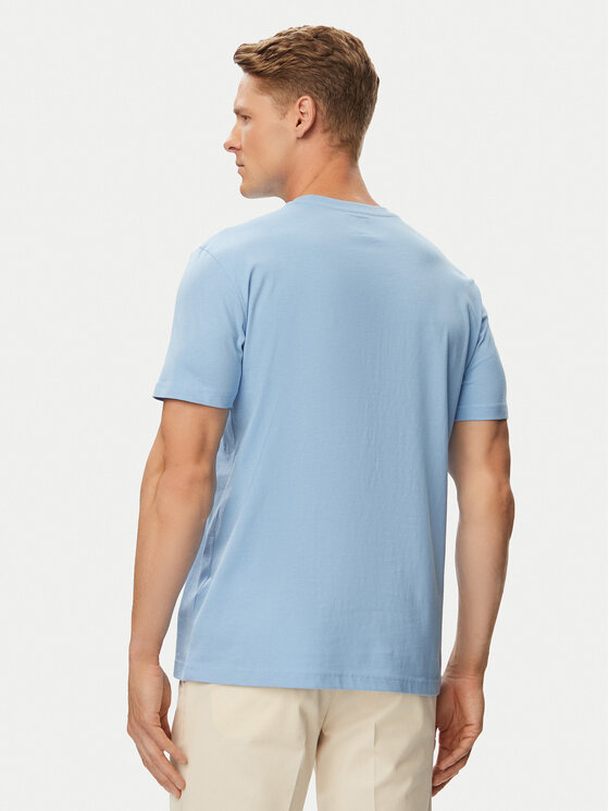 Beverly Hills Polo Club Beverly Hills Polo Club T-krekls P-SS26M-TS414000 Gaiši zila Regular Fit