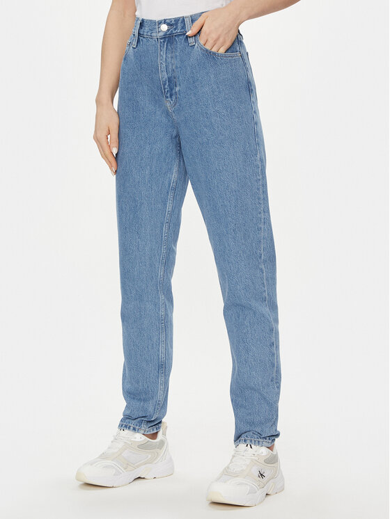 Calvin Klein Jeans Calvin Klein Jeans Jeansy Mom Jean J20J222153 Modrá Mom Fit