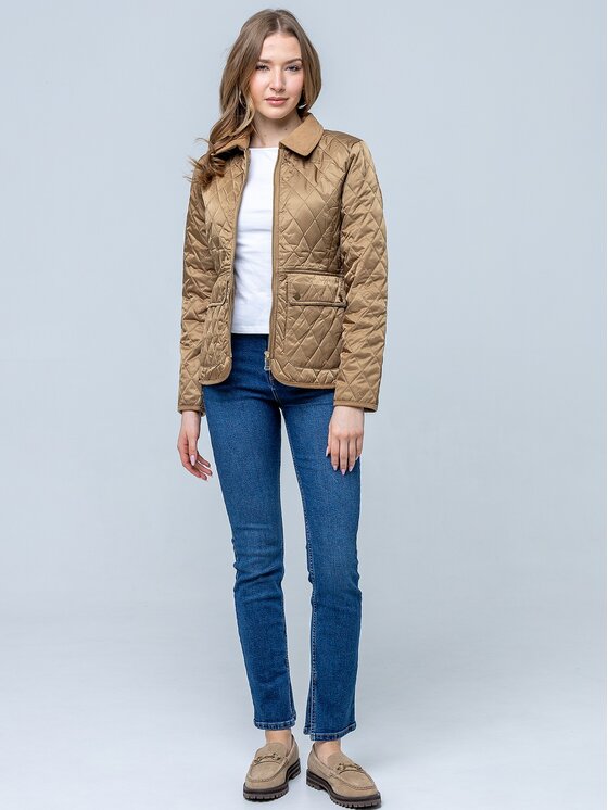 Perso Perso Bunda pro přechodné období BLE268015F Béžová Regular Fit