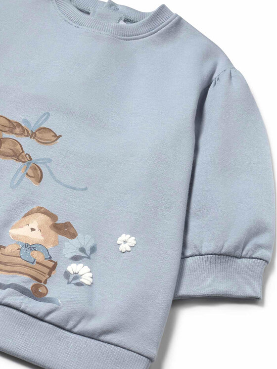 Mayoral Mayoral Трикотажна сукня 2921 Голубий Regular Fit