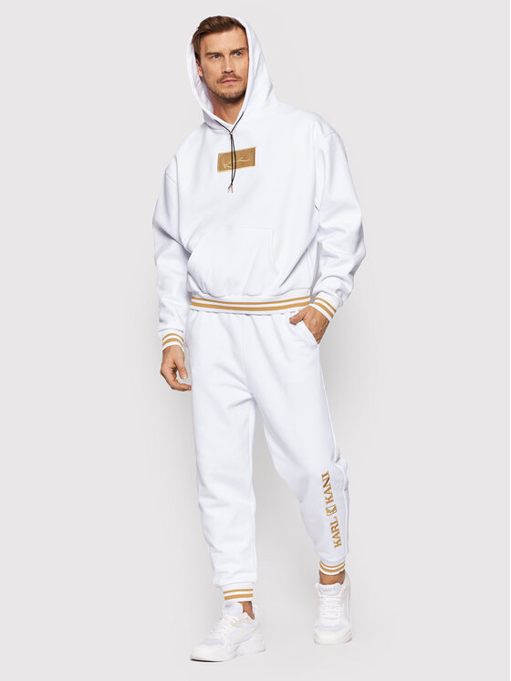 Karl Kani Felpa Small Signature 6093666 Bianco Regular Fit • Modivo.it