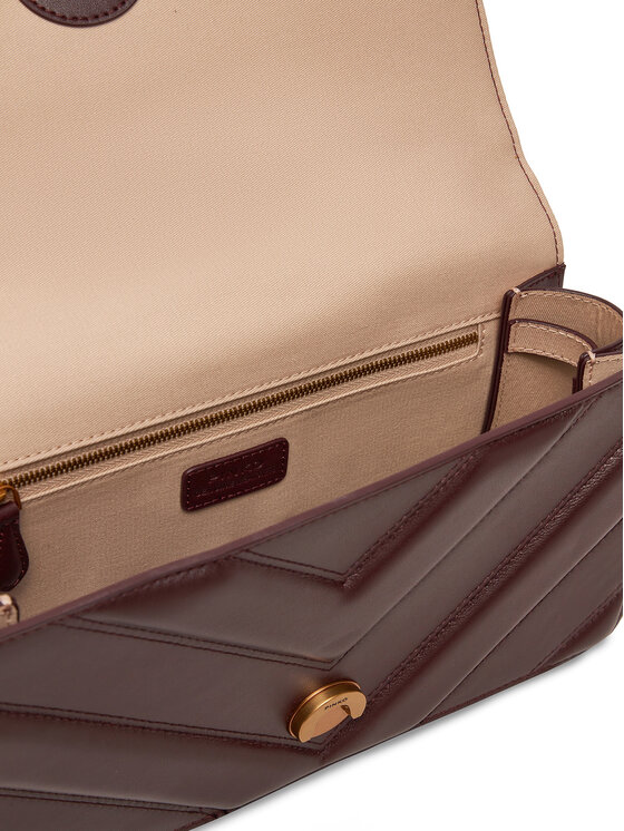 PINKO PINKO Torbica Love One Classic Light Dc PE 25 PLTT 104549 A26Z Tamnocrvena