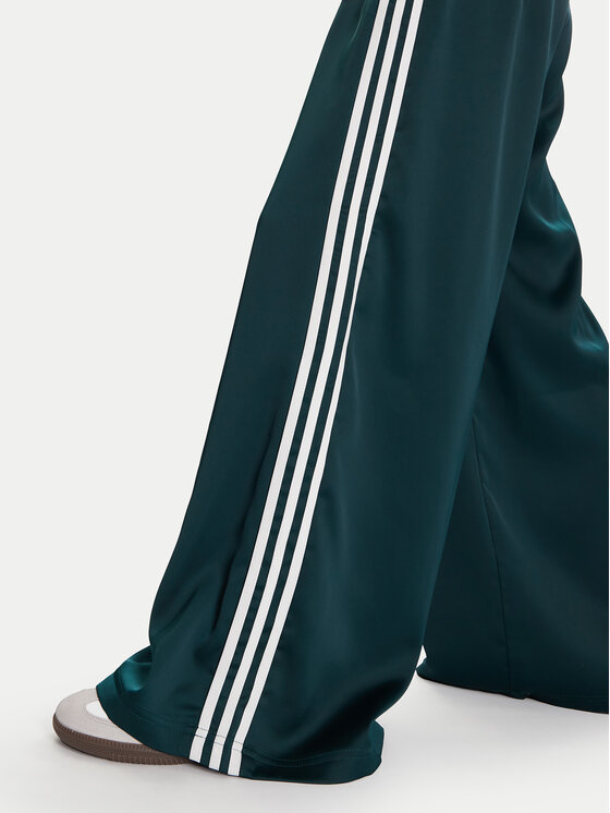 adidas adidas Pantaloni da tuta adicolor Satin JV7511 Verde Wide Leg