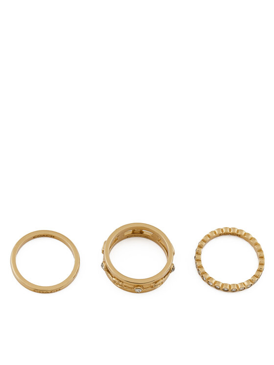 Coach Coach 3er-Set Ringe 37506210 Goldfarben