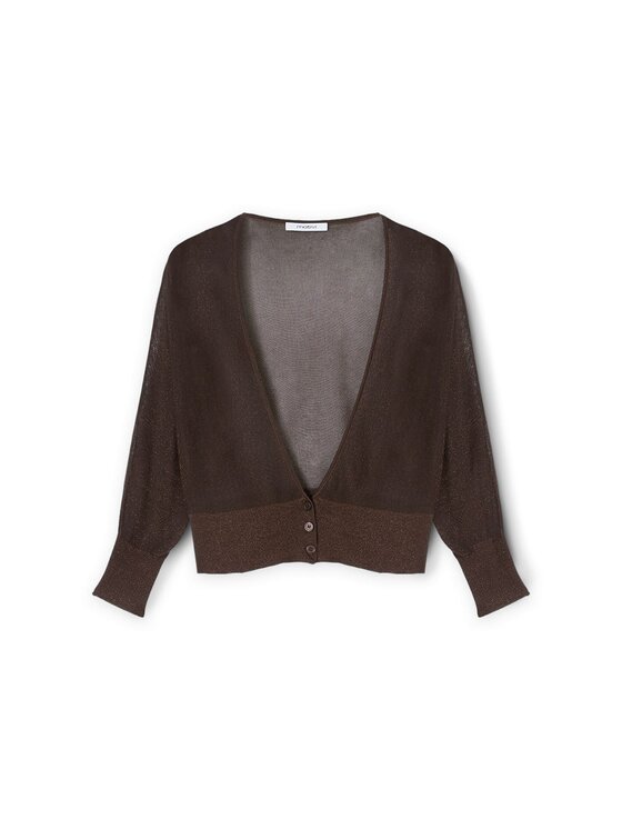 Motivi Motivi Cardigan M323W003406N022 Marrone Regular Fit