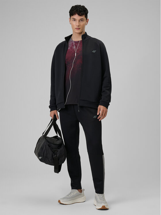 4F 4F Spodnie dresowe VICTORY PACK Czarny Regular Fit
