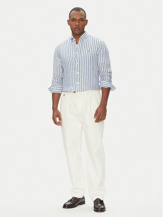 Tommy Hilfiger Tommy Hilfiger Košeľa Essential MW0MW38581 Modrá Regular Fit
